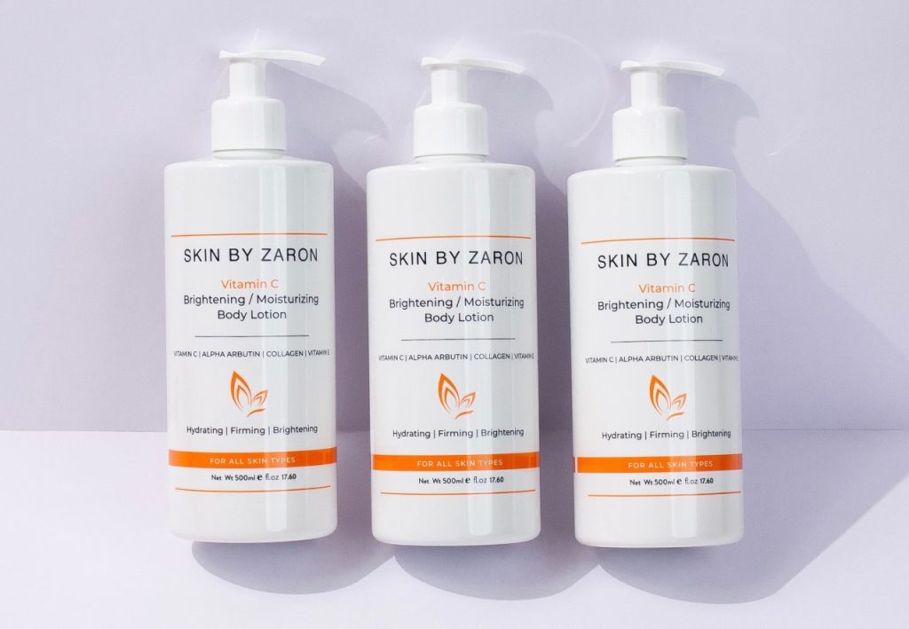 Your 1st look at Skin By Zaron's Vitamin C Brightening/Moisturizing
